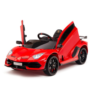 Детский электромобиль Lamborghini SVJ (красный, 12V) - HL328