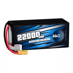 Аккумулятор Li-po B&C 22000 MAH 29.6V (8s) 25C, XT90S, Soft case B&C-22000-8S-25-S-XT90S