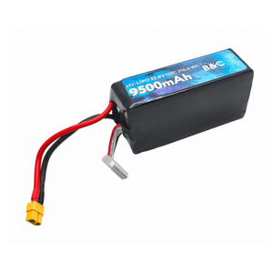 Аккумулятор Lipo B&C 9500 MAH 22.8v (6s HV), 120С, XT60, Softcase B&C-9500-6SHV-120-S-XT60