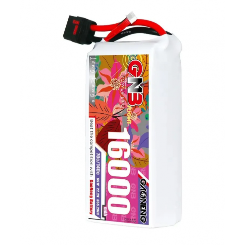 Аккумулятор Gaoneng GNB 16000mAh 6S 22.2V 70C/140C – купить в Москве и с доставкой по России