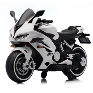 Детский электромотоцикл Ducati (12V, EVA, ручка газа, спидометр) - FT-921-WHITE