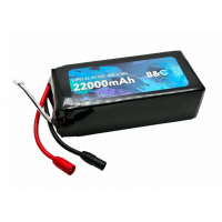 Аккумулятор Li-po B&C 22000 MAH 22.2V (6s) 25C, AS150, Soft case B&C-22000-6S-25-S-AS150