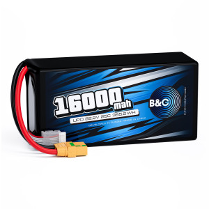 Аккумулятор Li-po B&C 16000 MAH 22.2V (6s) 25C, XT90S, Soft case B&C-16000-6S-25-S-XT90S