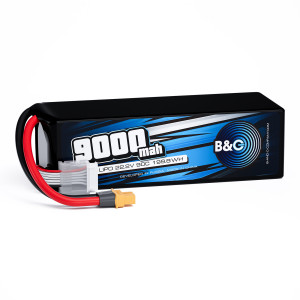 Аккумулятор Li-Po B&C 9000 MAH 22.2V (6s) 90C, XT60, Soft case B&C-9000-6S-90-S-XT60