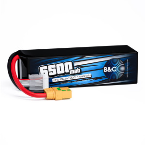 Аккумулятор Li-po B&C 6500 MAH 22.2V (6s) 90C, XT90, Soft case B&C-6500-6S-90-S-XT90