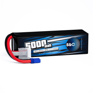 Аккумулятор Li-po B&C 5000 MAH 22.2V (6s) 90C, EC5, Soft case B&C-5000-6S-90-S-EC5