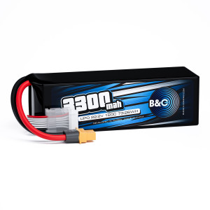 Аккумулятор Li-po B&C 3300 MAH 22.2v (6s) 120C, XT60, Soft case B&C-3300-6S-120-S-XT60