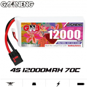 Аккумулятор Li-po Gaoneng GNB 12000mah 4S1P 14.8V 70C 37x80x183mm GNB120004S70A