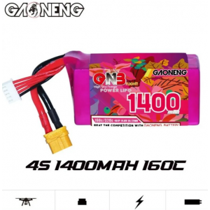 Аккумулятор Li-po Gaoneng GNB 1400mah 4S1P 14.8V 160C 27x38x81mm GNB14004S160A