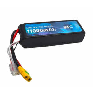 Аккумулятор Li-po B&C 11000 MAH 14.8V (4s) 90С, XT90S, Soft case B&C-11000-4S-90-S-XT90S