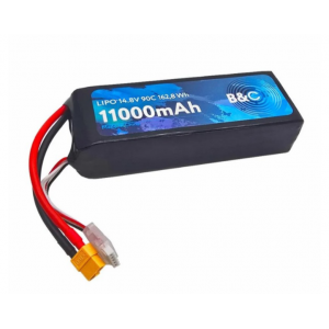 Аккумулятор Li-po B&C 11000 MAH 14.8V (4s) 90С, XT60, Soft case B&C-11000-4S-90-S-XT60
