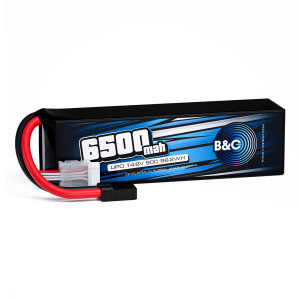 Аккумулятор Li-po B&C 6500 MAH 14.8v (4s) 90C, TRX, Soft case B&C-6500-4S-90-S-TRX