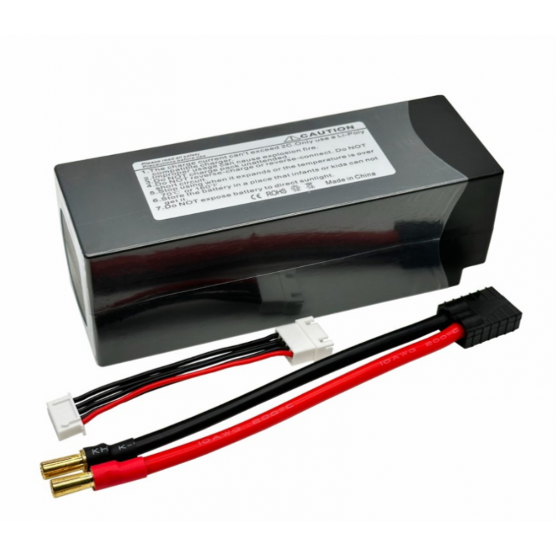 Аккумулятор LiPo B&C 6000 mAh 14.8V (4S) 90C TRX Hardcase B&C-6000-4S-90-H-TRX