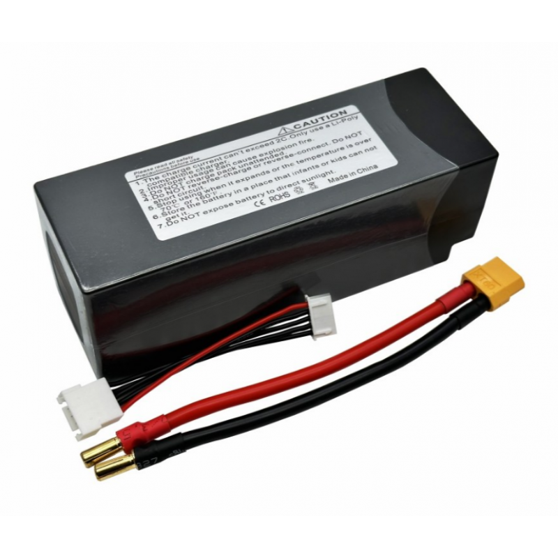 Аккумулятор LiPo B&C 6000 mAh 14.8V (4S) 90C XT60 Hardcase B&C-6000-4S-90-H-XT60