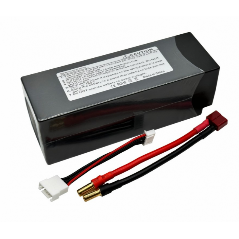 Аккумулятор LiPo B&C 6000 mAh 14.8V (4S) 90C T-Plug Hardcase B&C-6000-4S-90-H-T