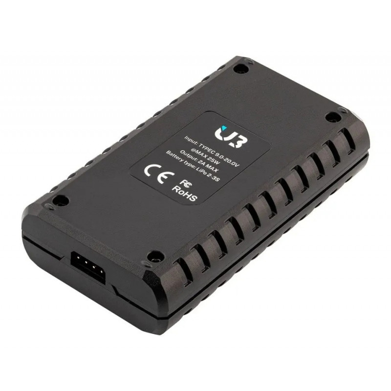 ToolkitRC U3 — компактное зарядное устройство для LiPo аккумуляторов 2–3S