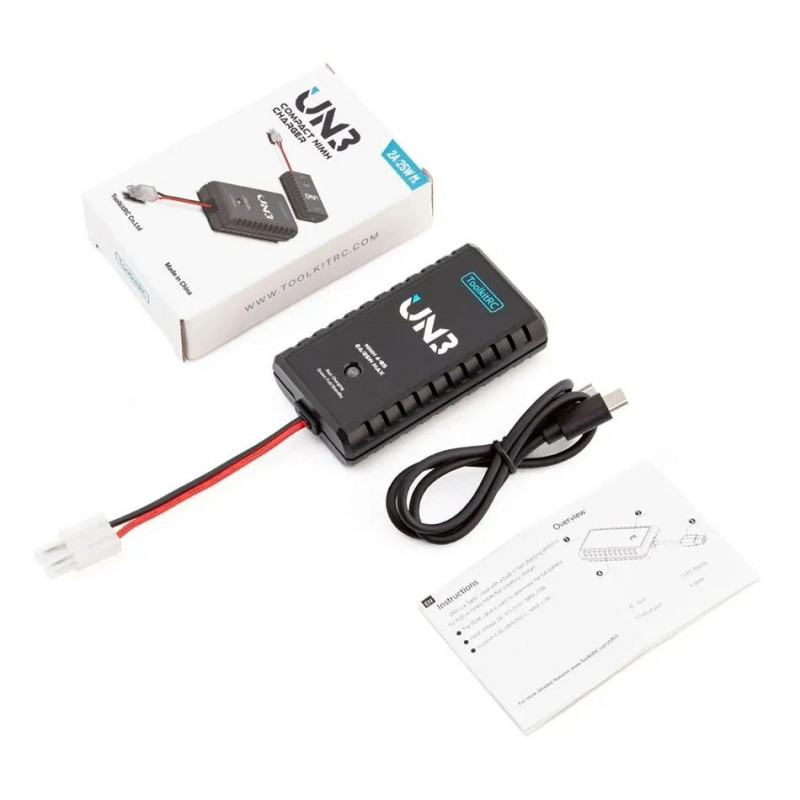 ToolkitRC UN3 — зарядное устройство для NiMH и NiCd аккумуляторов 4–8S