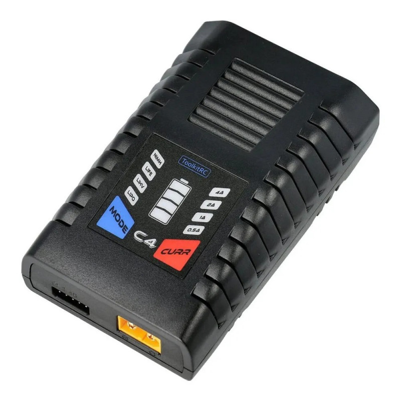 Зарядное устройство ToolkitRC C4 50W для LiPo, LiHV, LiFe и NiMh аккумуляторов