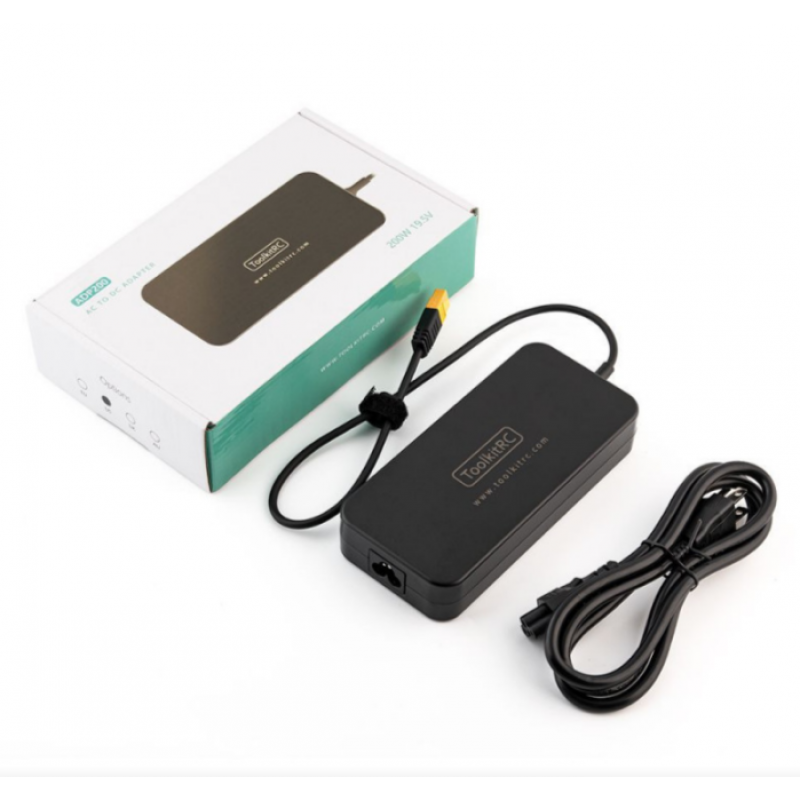 TOOLKITRC ADP200 19.5V 10.3A 200W XT60 БЛОК ПИТАНИЯ TK12700