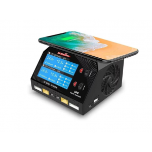 Зарядное устройство Ultra Power UP8 — двухканальное, AC/DC, беспроводная зарядка