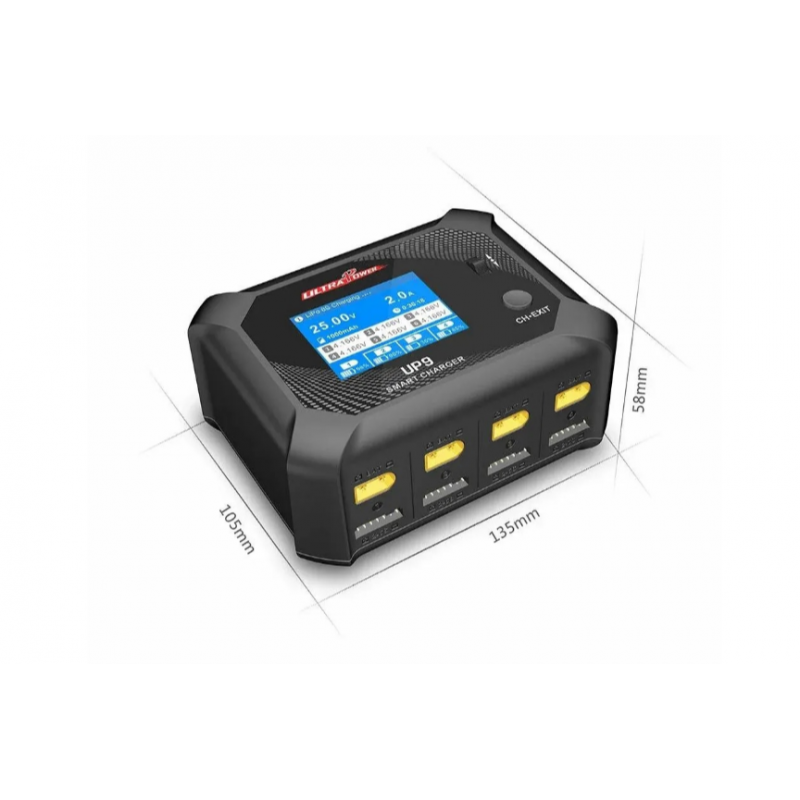 Зарядное устройство UltraPower UP9 4-канальное AC100W/DC200W