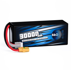 Аккумулятор Semi-Solid (Li-po) B&C 30000 MAH 22.2V (6s) 10C, XT90S, Soft case B&C-30000-6S-10-S-XT90S