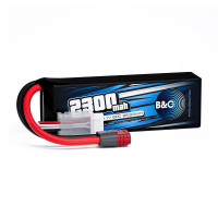Аккумулятор Li-po B&C 2300 MAH 11.1v (3s) 80C, T-Plug, Soft case B&C-2300-3S-80-S-T