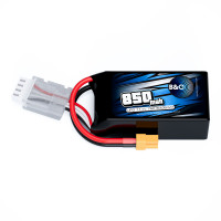 Аккумулятор Li-po B&C 850 MAH 11.1v (3s) 75C, XT30, Soft case B&C-850-3S-75-S-XT30