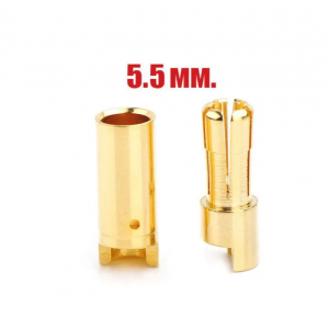 Контакт силовой Amass типа банан 5.0мм