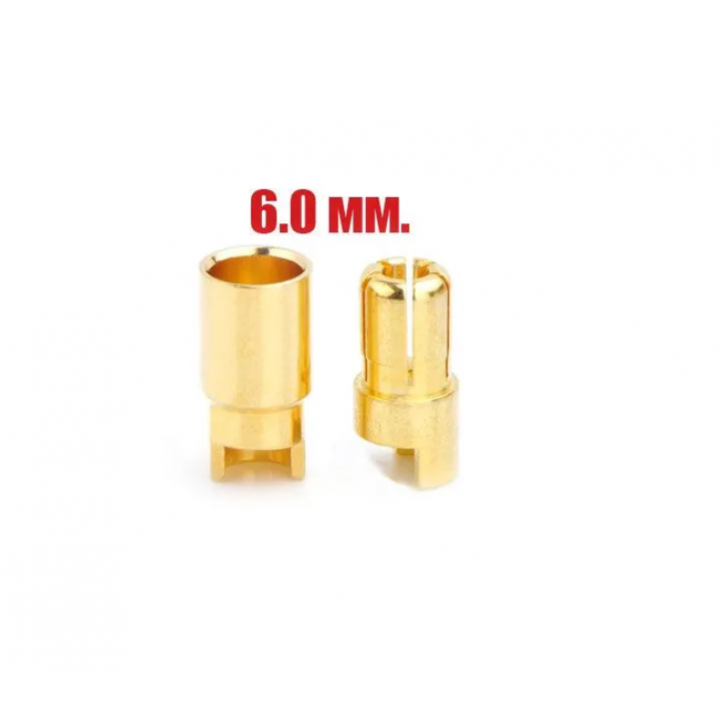 Контакт силовой Amass типа банан 6.0мм
