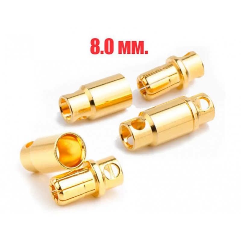 Контакт силовой Amass типа банан 8.0мм