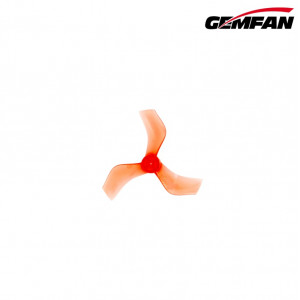 Пропеллер Gemfan 35mm PC 3-х лопастной на вал 1mm (Orange) 4 пары