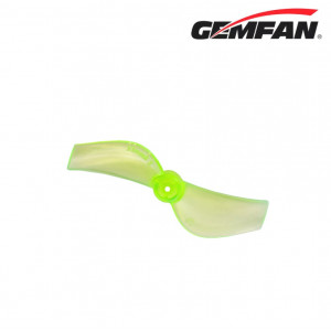 Пропеллер Gemfan 35mm PC 2-х лопастной на вал 1mm (Radioactive Green) 4 пары