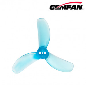 Пропеллер Gemfan Drone Soccer PC 2826 (2.8x2.6x3) 3-х лопастной (Blue) 4 пары