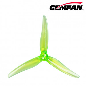 Пропеллер Gemfan Hurricane PC 4525 3-х лопастной под вал 1.5mm (Yellow) 2 пары