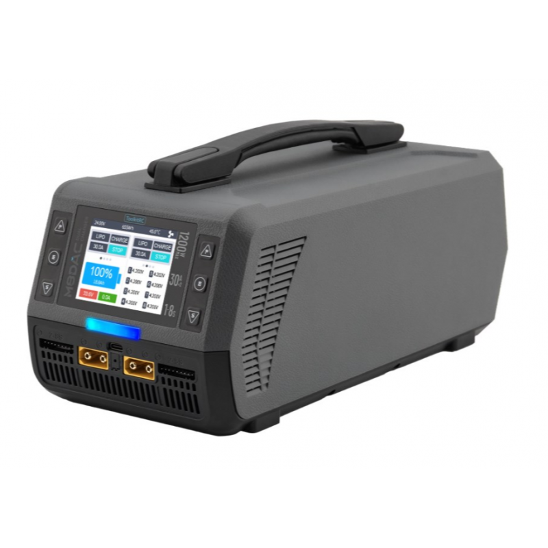 Зарядное устройство ToolkitRC M8DAC 1200W 2×30A (с блоком питания) TK14400