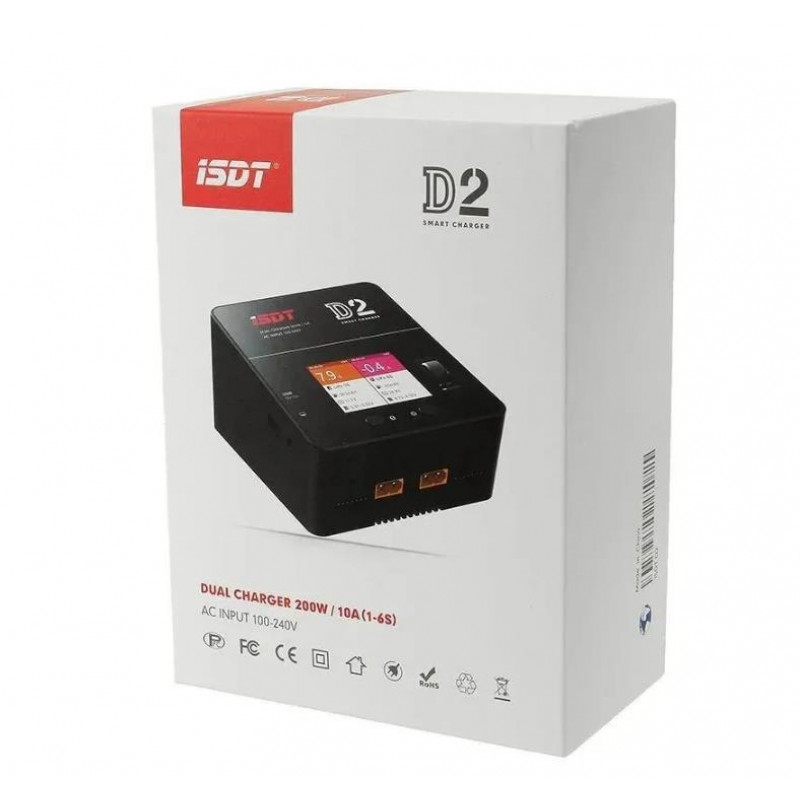 Зарядное устройство ISDT D2 Mark 2 200W 12A AC/DC