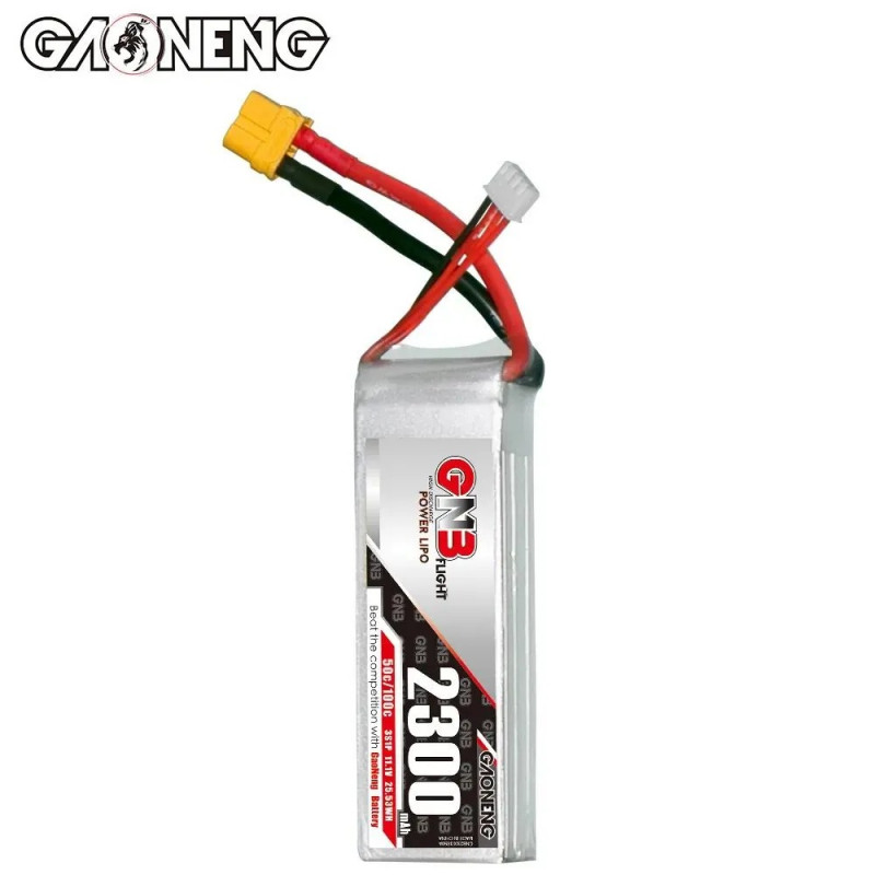 Аккумулятор Li-po Gaoneng GNB 2300mah 3S1P 11.1V 50C 25x34x107mm GNB23003S50A-XT60