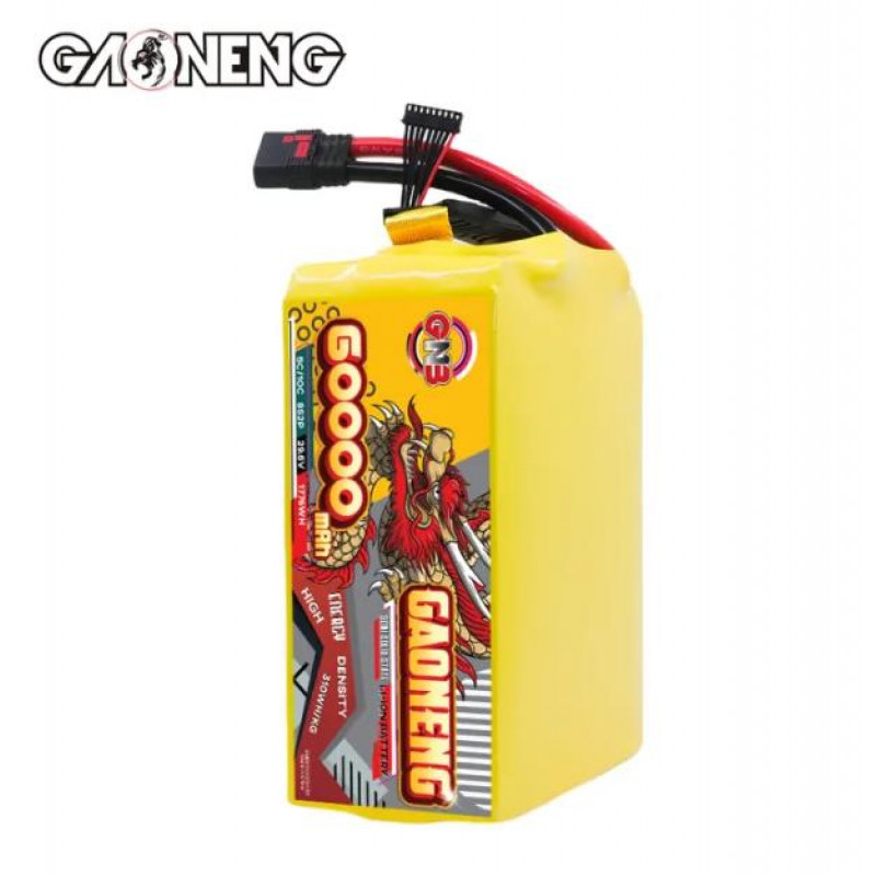 Аккумулятор GAONENG GNB 60000mAh 8S 29.6V 5C XT90S Semi Solid State