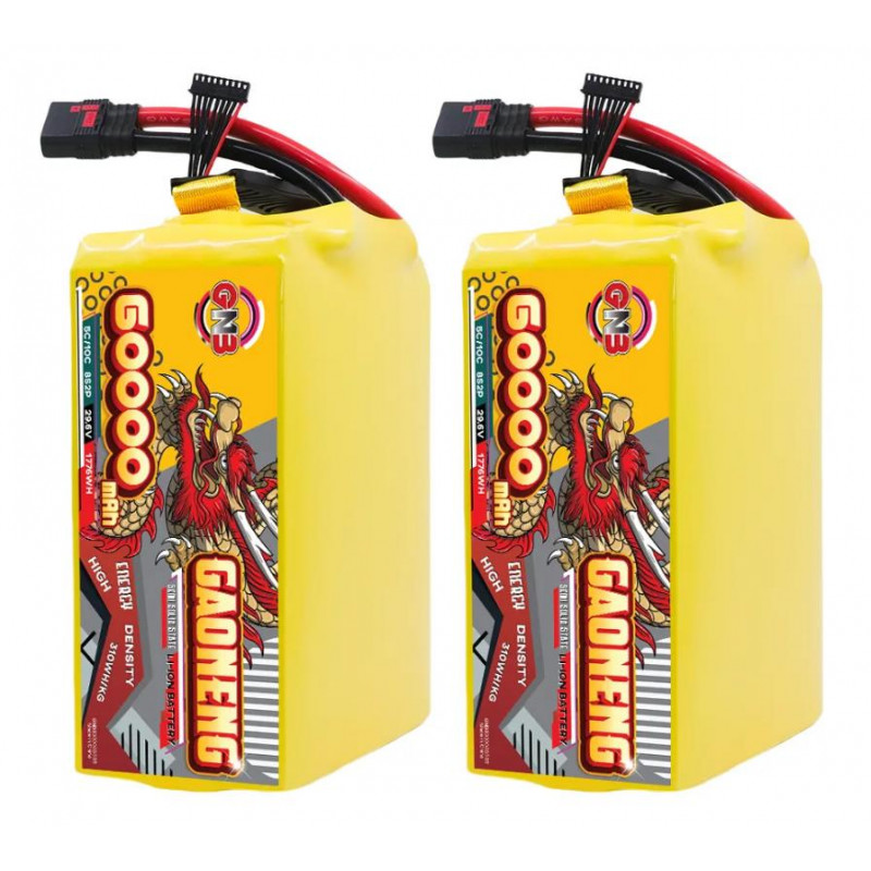 Аккумулятор GAONENG GNB 60000mAh 8S 29.6V 5C XT90S Semi Solid State