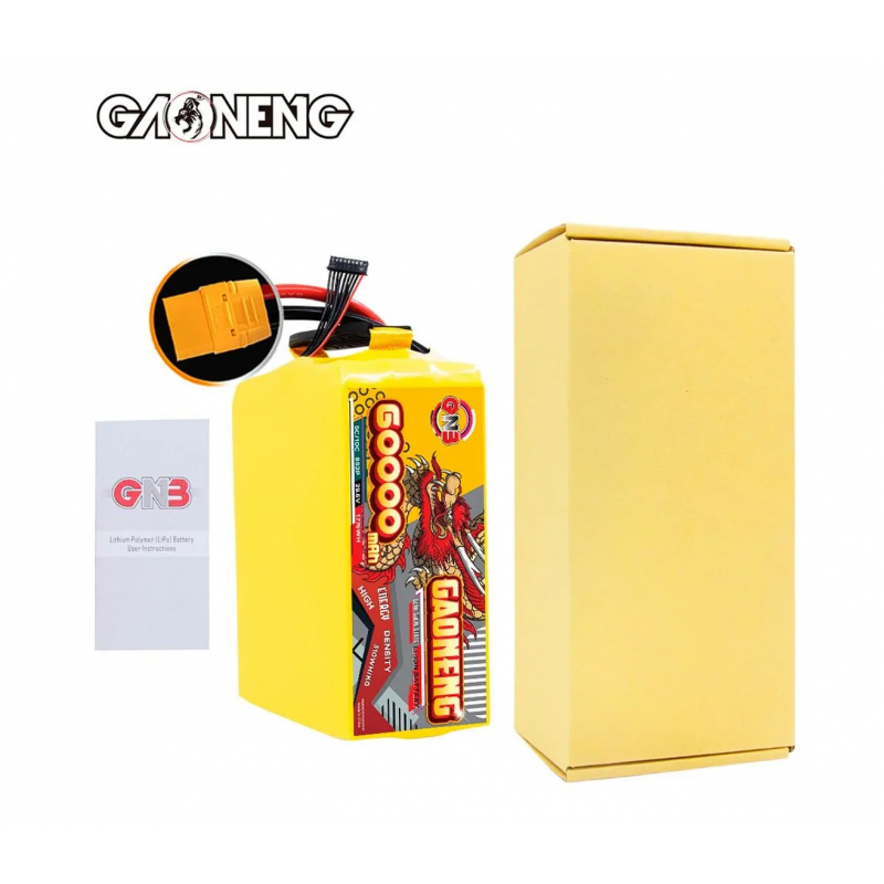 Аккумулятор GAONENG GNB 46000mAh 8S 29.6V 5C XT90S Semi Solid State