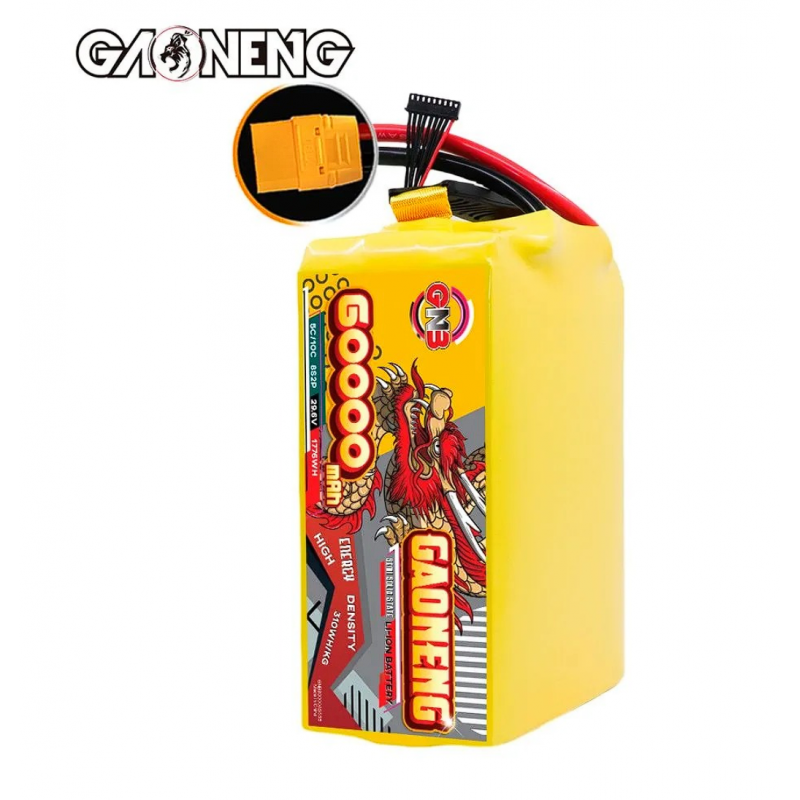 Аккумулятор GAONENG GNB 46000mAh 8S 29.6V 5C XT90S Semi Solid State