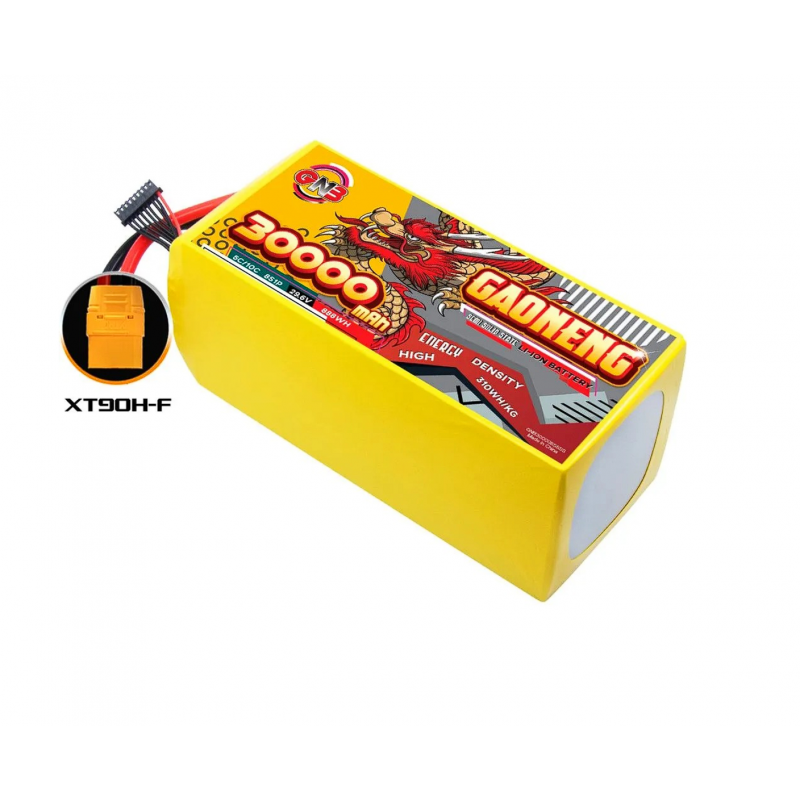 Аккумулятор GAONENG GNB 30000mAh 8S 29.6V 5C XT90S Semi Solid State