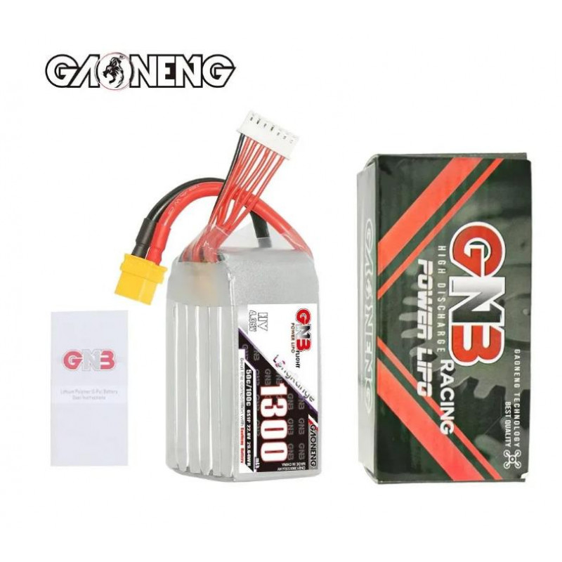 Аккумулятор Li-Po Gaoneng GNB 1300mAh 6S HV 22.8V 50C XT60