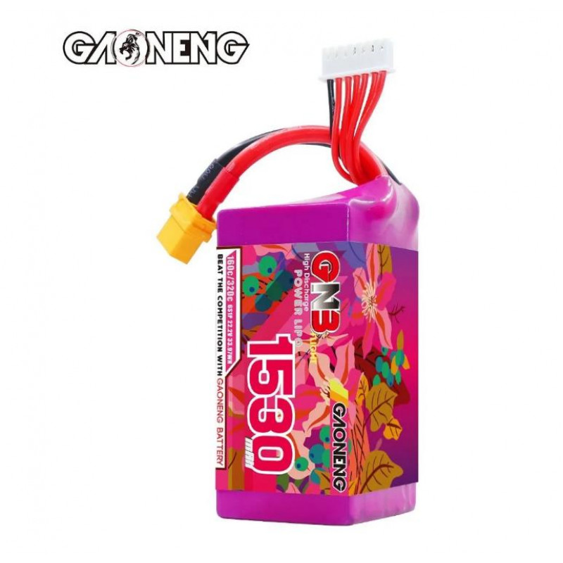 Аккумулятор Li-Po Gaoneng GNB 1530mAh 6S 22.2V 160C XT60