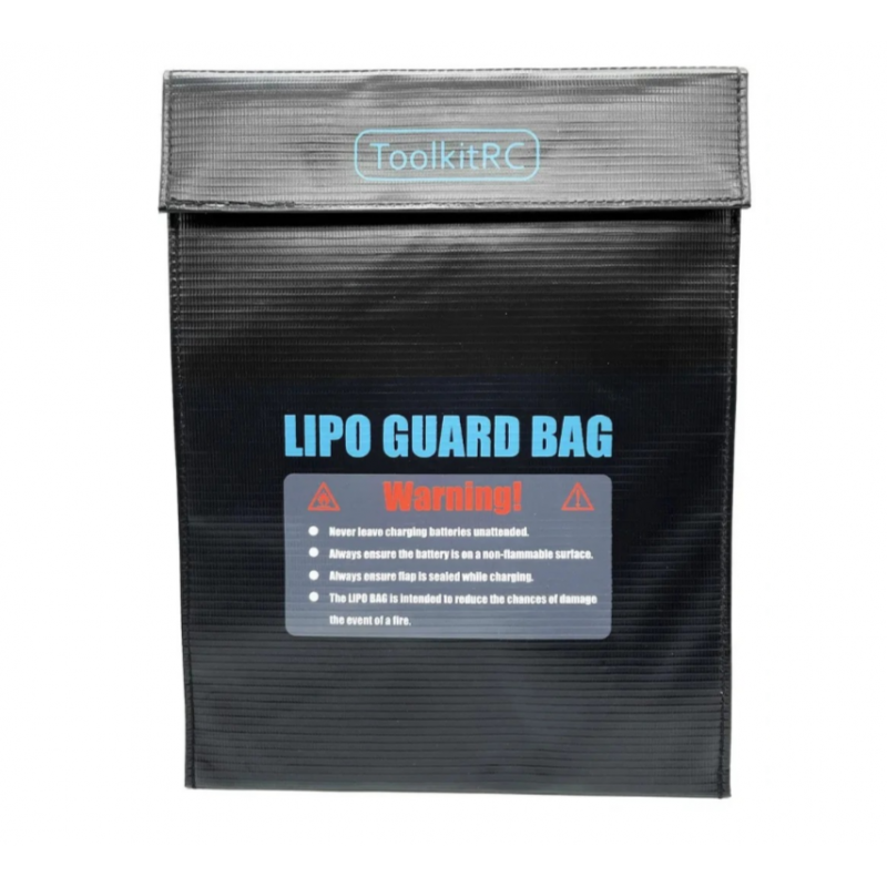 Огнеупорная сумка для зарядки и хранения литий-полимерных аккумуляторов (размер L) Toolkitrc TK40700