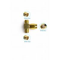 Высокочастотный переходник SMA Female на 2x SMA Female