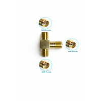 Высокочастотный переходник 3x SMA-Female
