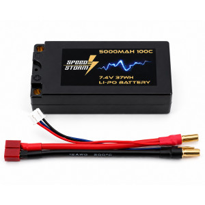 Аккумулятор Speed Storm Li-Po 7.4V 100C 5000 mAh Hard SP разъем T-plug (Deans) - SS-SP2S5000-100-D