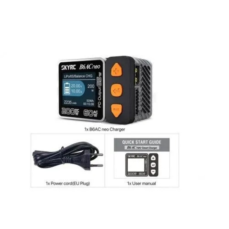 Универсальное зарядное устройство SKYRC - B6ACneo AC/DC Smart Charger (DC: 200W; AC: 60W) Оригинал SK-100200